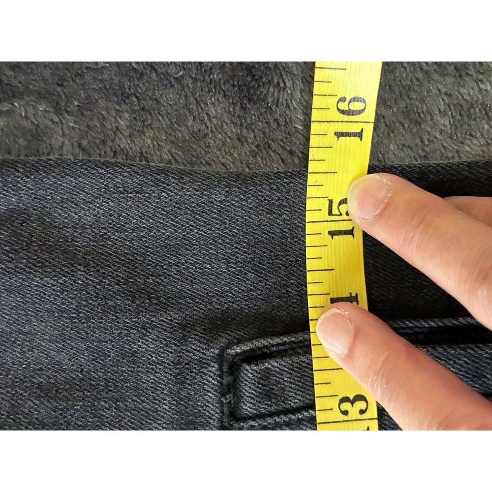 J.‎ Crew Mercantile Womens Black Denim Jacket J6776 Faded Stretch Jean Jacket XS - Picture 10 of 10